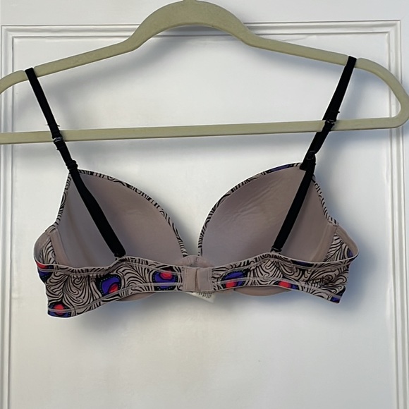 CALVIN KLEIN peacock feather print padded bra - Picture 5 of 11